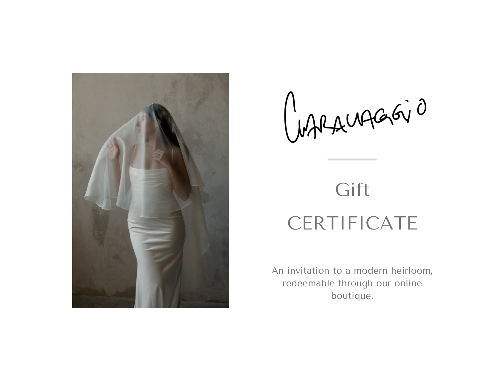 Atelier Caravaggio Gift Card